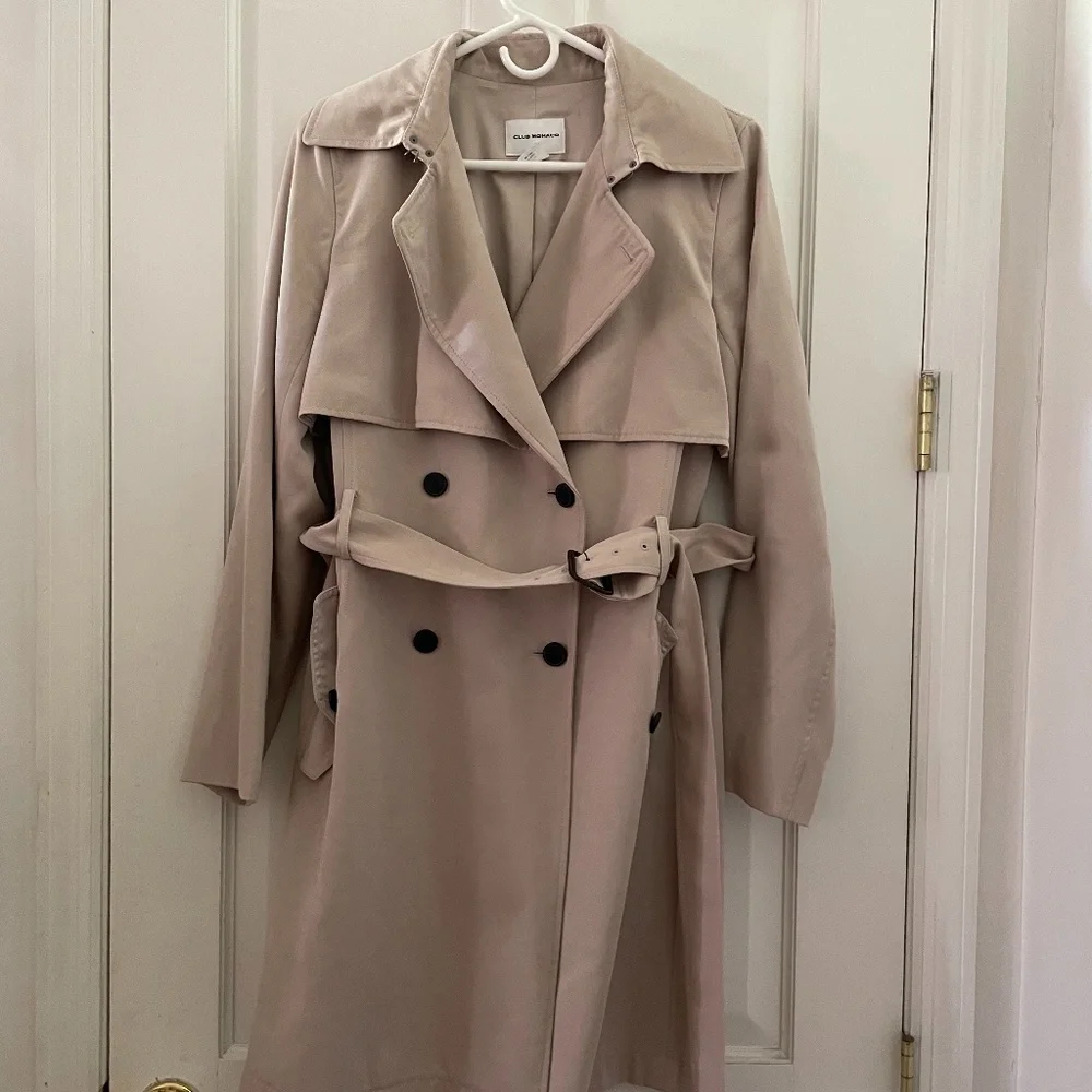 Club Monaco Trench Coat - Picture 1 of 5